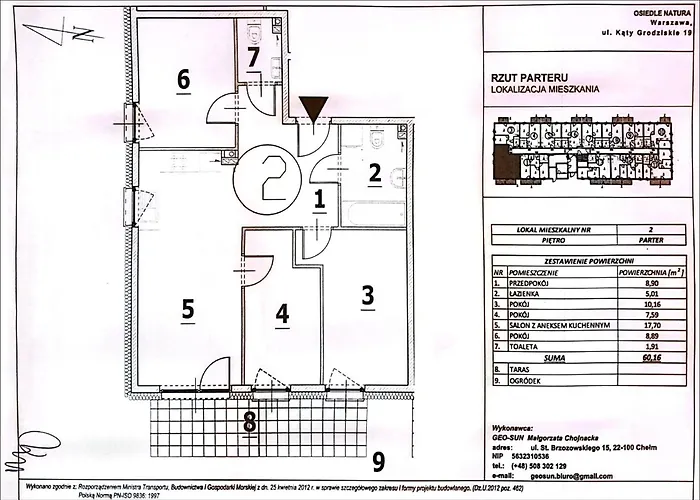 Blue 4 Pokojowy Z Ogródkiem * Warszawa