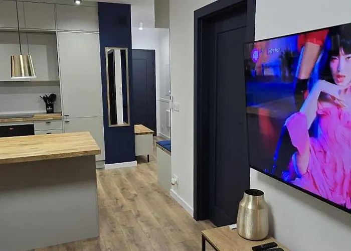 Blue 4 Pokojowy Z Ogródkiem Apartament Warszawa